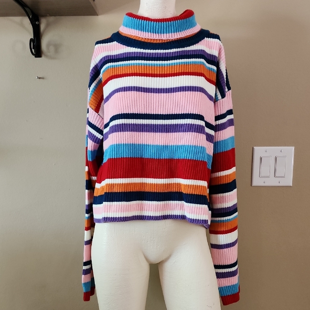 dELiA*s Multicolor Striped Sweater